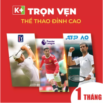 [Ứng dụng K+] Gói Trọn Vẹn 1 tháng - Xem Ngoại hạng Anh đại chiến Man City - Liverpool, Tennis, UFC, F1 và thể thao đỉnh cao