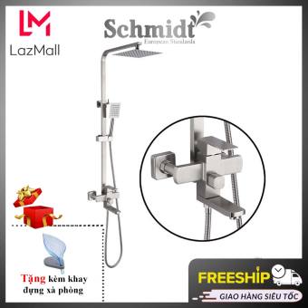 Bộ Vòi Hoa Sen Tắm Đứng Nóng Lạnh Schmidt Sen Tắm Đứng Nóng Lạnh Thiết Kế Kiểu Dáng Hiện Đại Tăng Vẻ Đẹp Thẩm Mĩ Cho Không Gian Nhà Tắm, Tiết Kiệm Nước Hiệu Quả - Hàng Chính Hãng