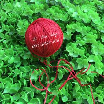 CUỘN DÂY ĐAN VÒNG MÀU ĐỎ