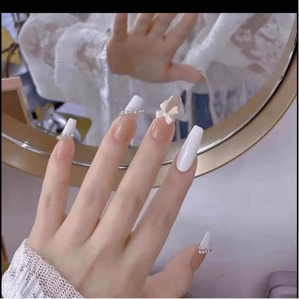 Làm nail phong cách Hàn  Đài  Design nail đẹp đơn giản  YouTube