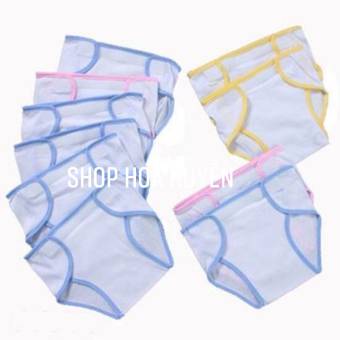 Combo 10 Cái Tả Vải Dán - Quần đóng bỉm Minh Triều 100% Cotton dùng cho bé sơ sinh Size 1-2-3