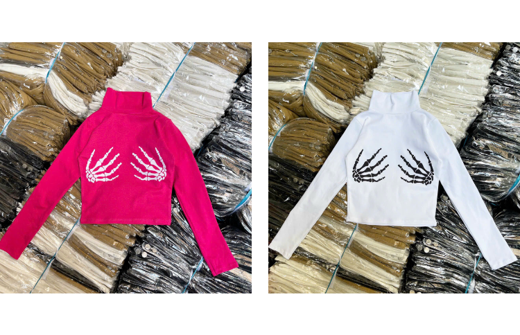 Áo cổ lọ borip dáng ôm tôn chọn vóc dáng thon gọn cho nữ thời trang hàn quốc-15C53