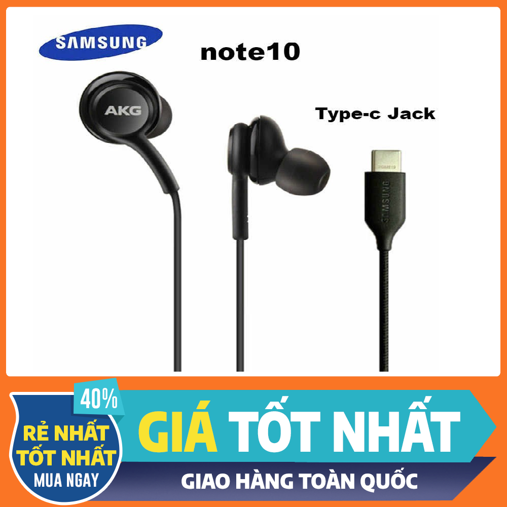 [Rẻ vô địch] TAI NGHE SAMSUNG NOTE 10 AKG Chân Type-C dùng cho Galaxy Note10, Galaxy Not10 Plus,...