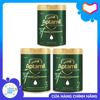 Sữa Aptamil Essensis Organic Úc cho bé số 1, 2, 3 - Hộp 900g - Hàng nội địa Úc