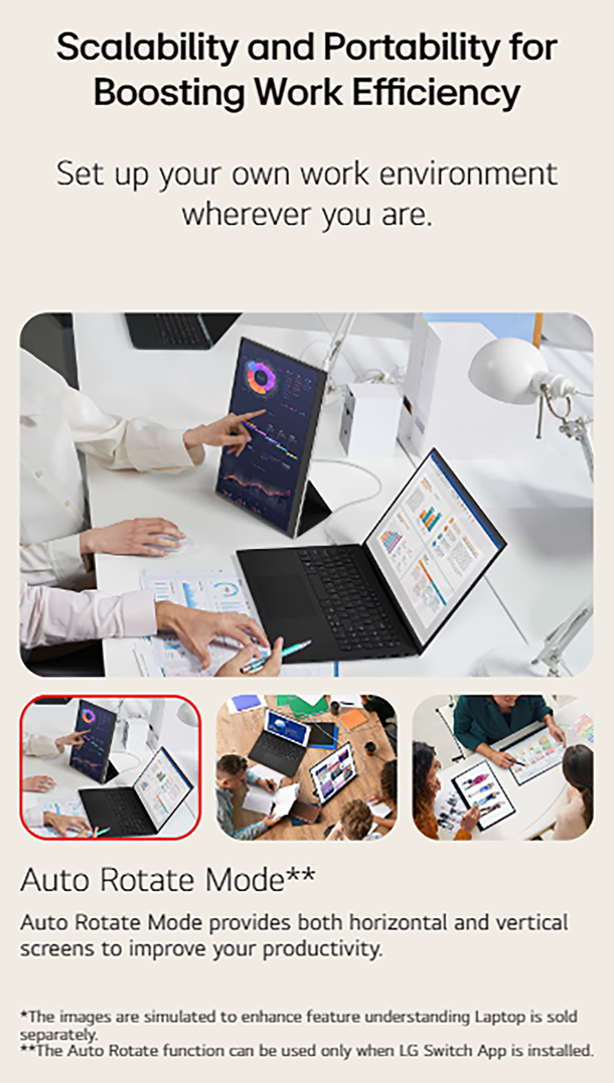 [Pre-Order] LG 16MR70.ASDA3 Gram +view WQXGA (2560 x 1600) Portable IPS Display | Folio Cover/Stand | Lightweight (670g) · v4