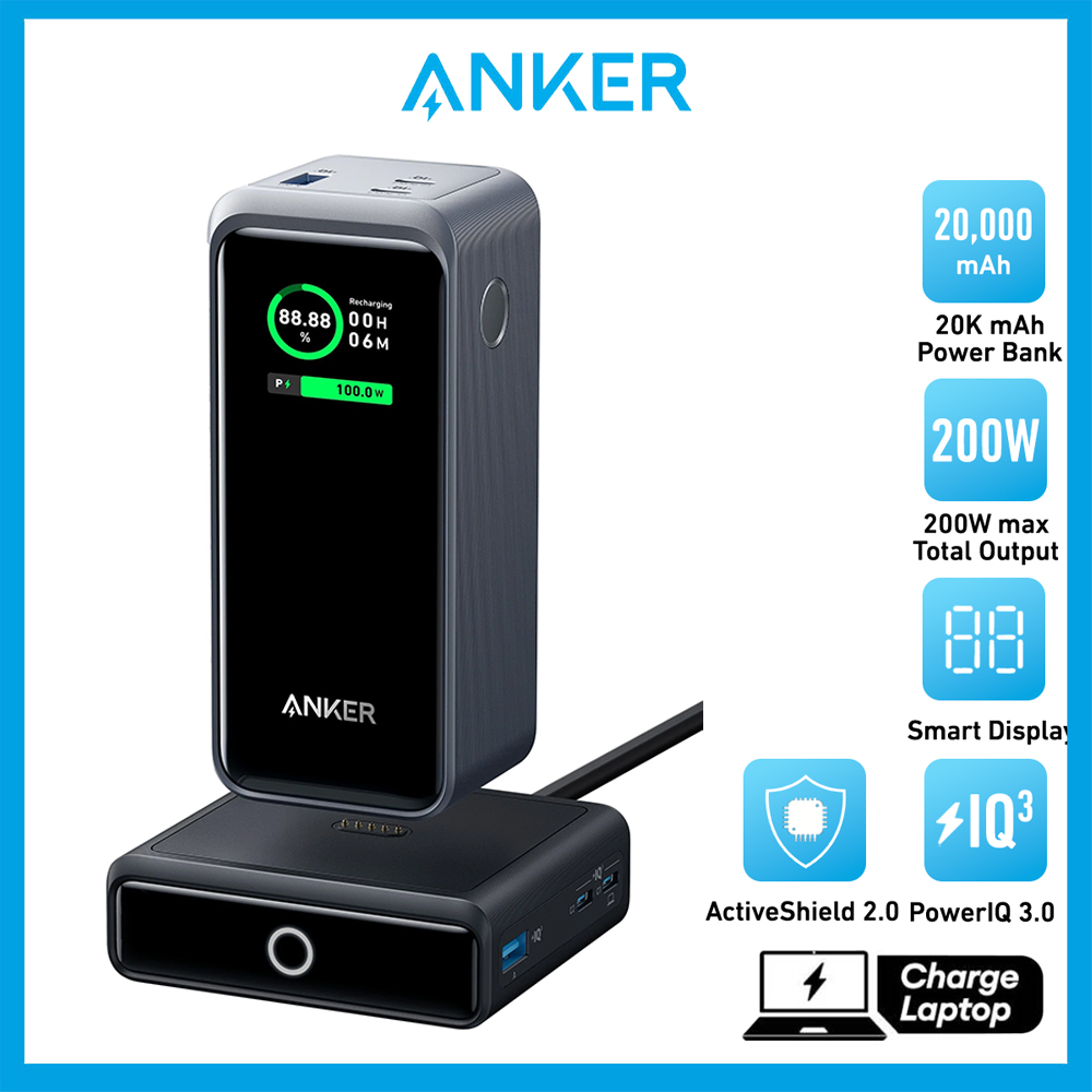 Anker Power Bank 165W - 25000Mah Portable Charger For Multi-Device