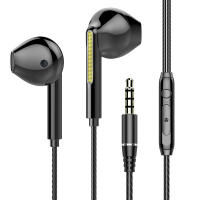VAORLO Monitor Earphone 3.5mm Wired Headphone Deep Bass In Ear Earbud HIFI Gaming Headset With Mic For Android phone