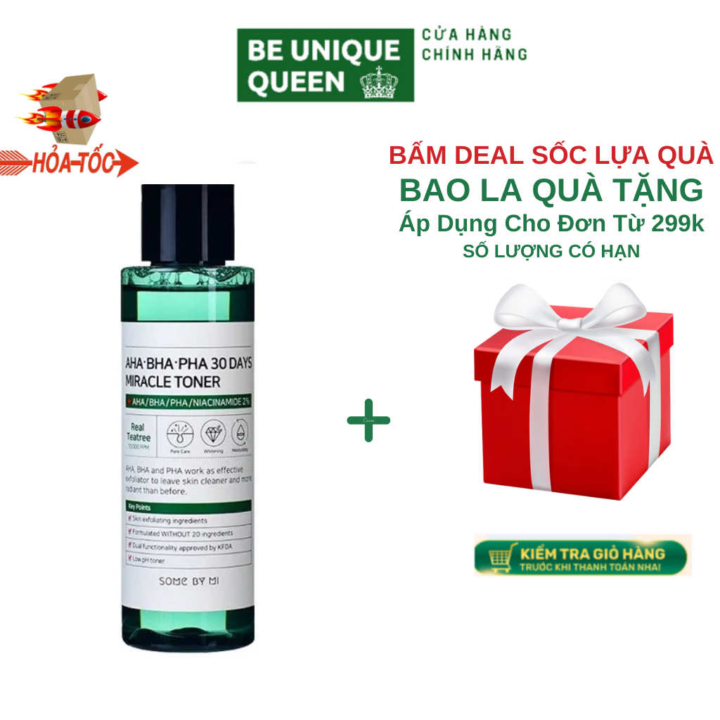 Toner some by mi aha bha 30days miracle - nước hoa hồng some by mi sạch mụn chỉ trong 30 ngày