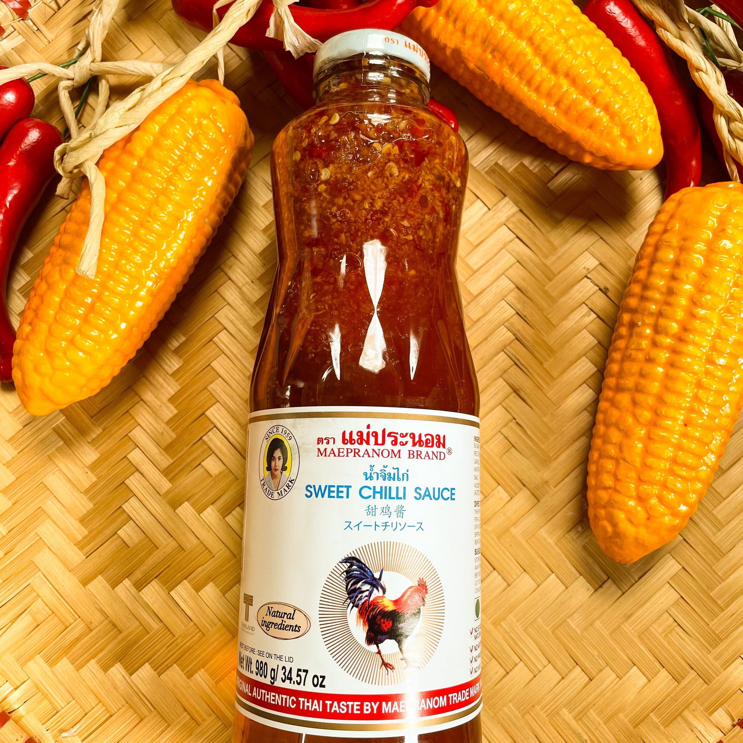 Sốt chua ngọt Thái Lan hiệu con gà 980gr