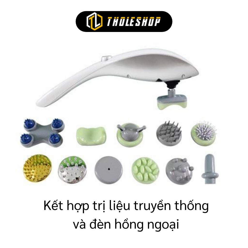 Máy massage cầm tay 11 đầu cao cấp - Máy massage cầm tay đa năng - Máy massage cầm tay tiện lợi, nhiều chức năng