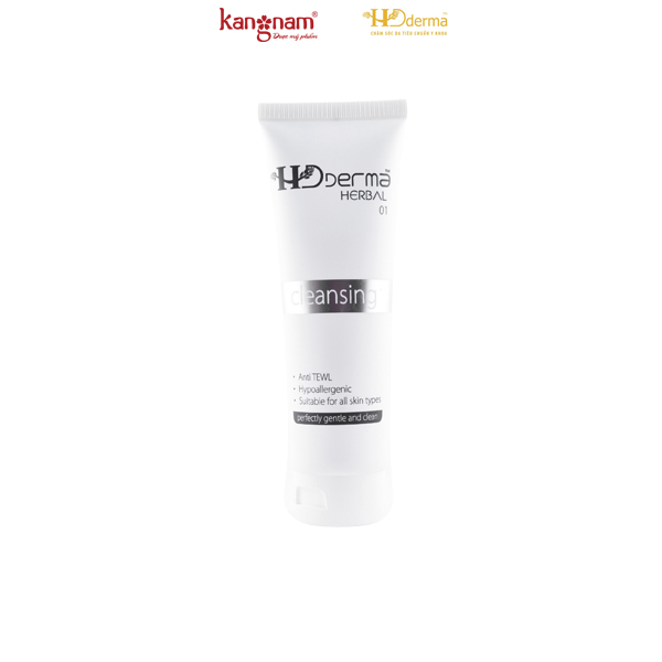 Sữa rửa mặt chống lão hoá HD Derma Herbal Cleansing 120ml