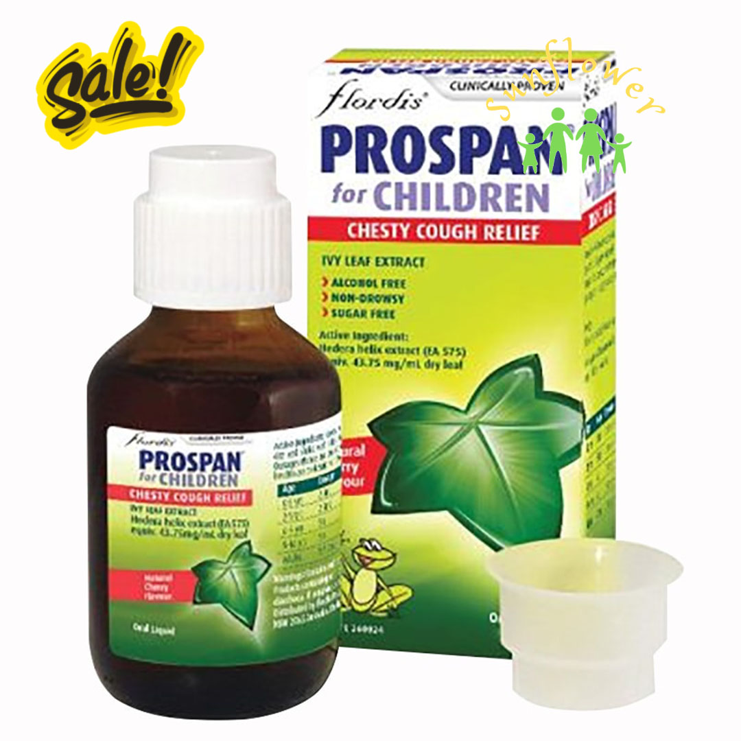 Siro ho cho trẻ em Prospan For Children 100ml của Úc