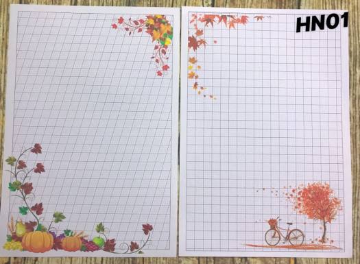 🍀 Combo 50 tờ giấy hoa (mẫu lộn xộn)