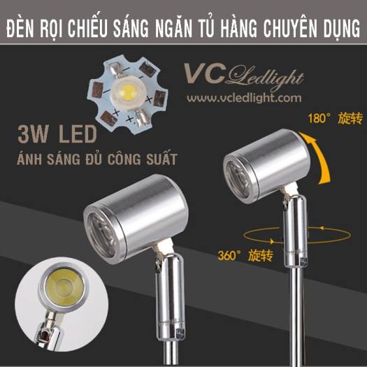 ĐÈN RỌI TỦ TRƯNG BÀY SẢN PHẨM