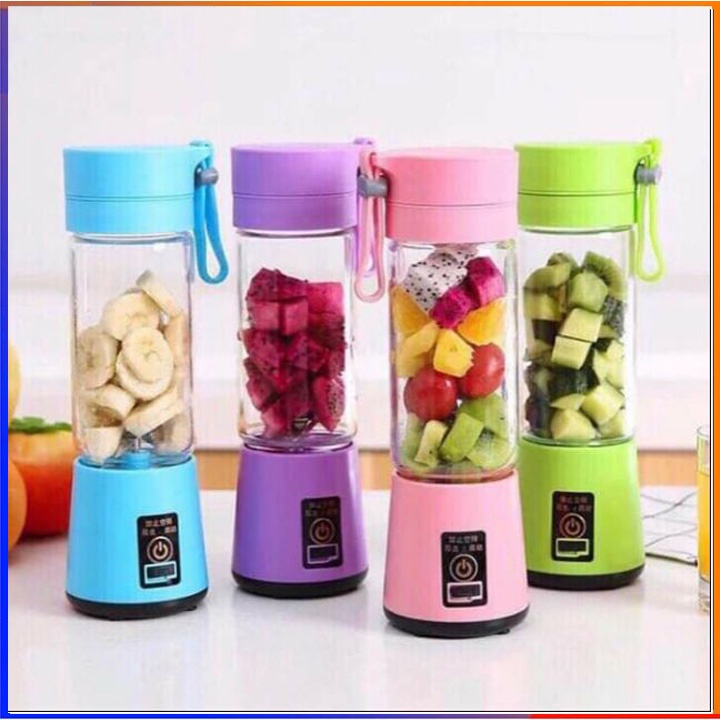 Máy xay sinh tố tích điện cầm tay - Máy xay sinh tố mini 2in1