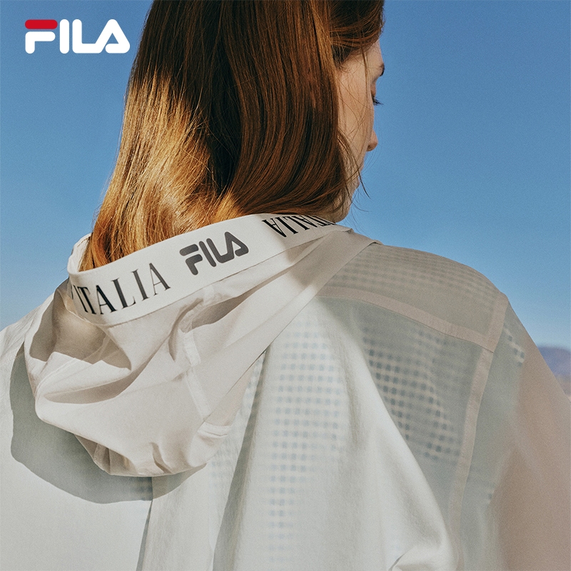 FILA CORE WHITE LINE EMERALD Women Long Sleeve Shirt in White