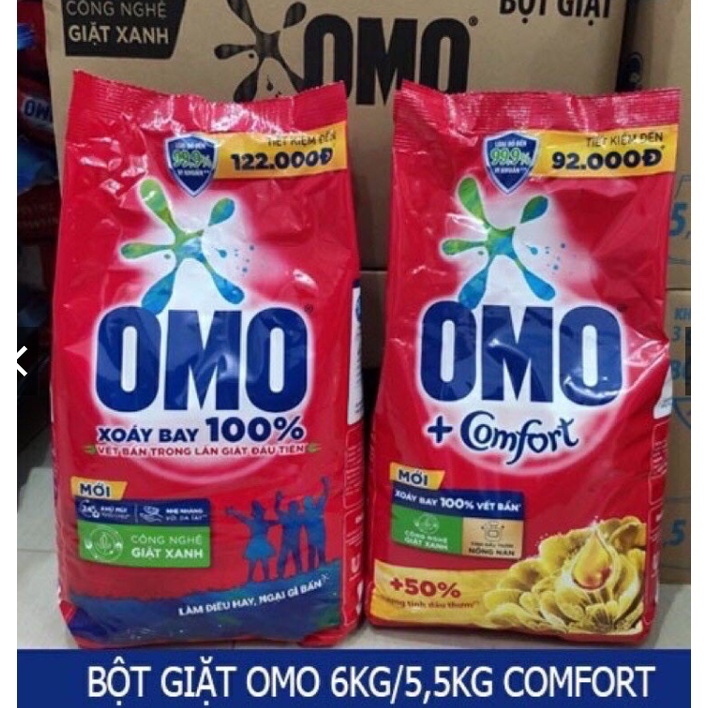 Bột giặt omo comfort 5,3kg