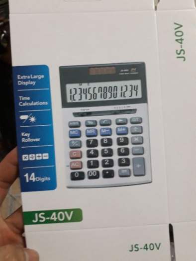 Máy tính casio JS 40V 14 số - Máy tính công sở