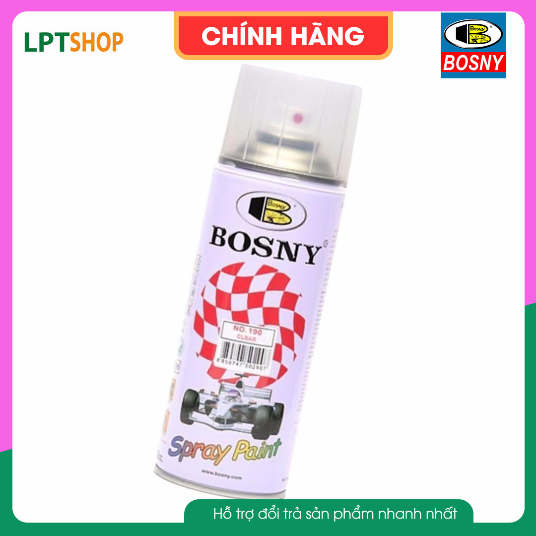Sơn xịt bóng mờ, bóng trong bosny 191/190
