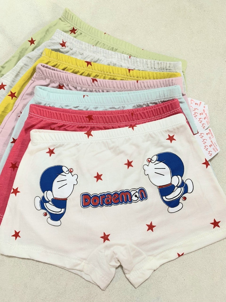 [HCM]Quần chip đùi bé gái bé trai - set 5 cái -  chất cotton lụa loại 1 mềm - mịn cho bé gái từ 06 - 45 kg - quần chip mặc đầm - quần bơi bé trai - 3