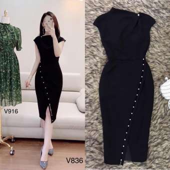 CAM KẾT HÀNG THIẾT KẾ CAO CẤP]  Váy dự tiệc ôm body  Thương hiệu DVC V836 (Kèm ảnh thật shop tự chụp