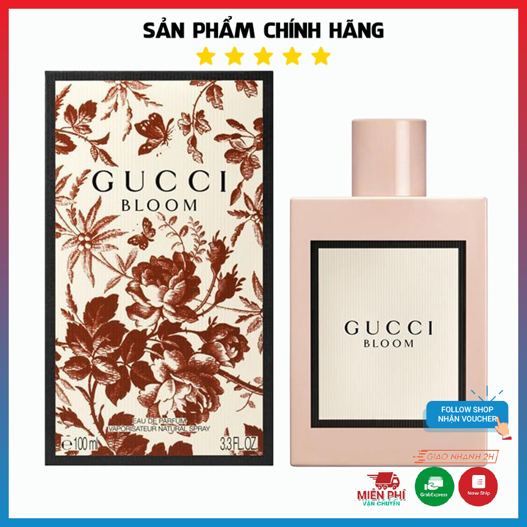 Nước Hoa Nữ Gucci Bloom Eau De Parfum Cao Cấp Chính Hãng 100ml - Đẳng Cấp Của Sự Tinh Tế - Top Nước Hoa Bán Chạy Nhất Thế Giới - Đậu Đỏ Buffalo |dầu thơm|nuoc hoa|nuoc hoa nu|nước hoa nữ chính hãng|nuoc hoa nu thom lau\