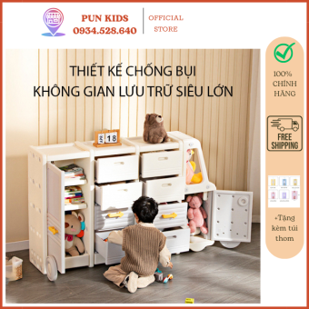 Tủ đựng đồ hình ô tô, kệ đựng quần áo cho bé, tủ ô tô phong cách Hàn Quốc, tủ quần áo nhựa cao cấp
