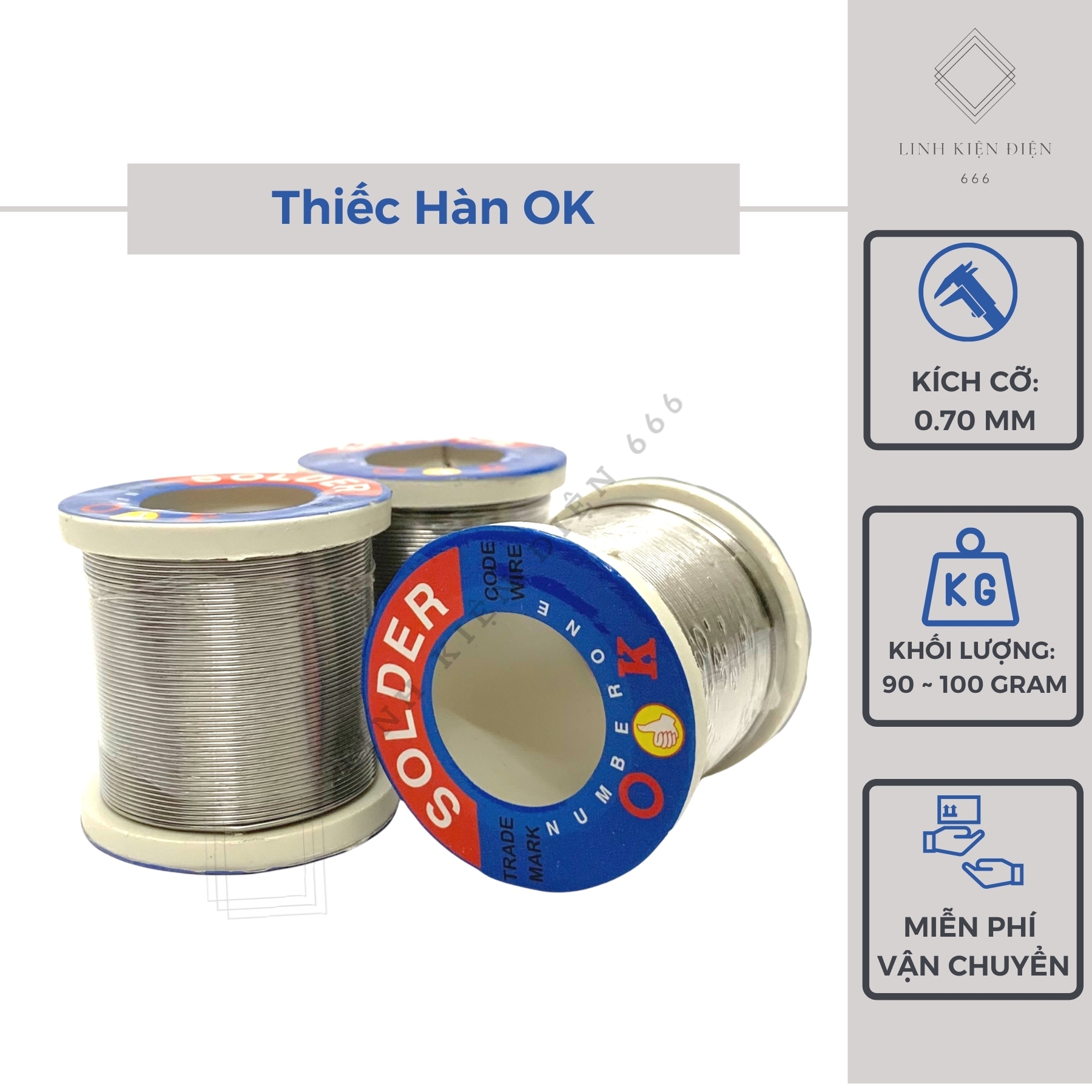 Thiếc hàn solder - ok thiếc hàn nhựa thông