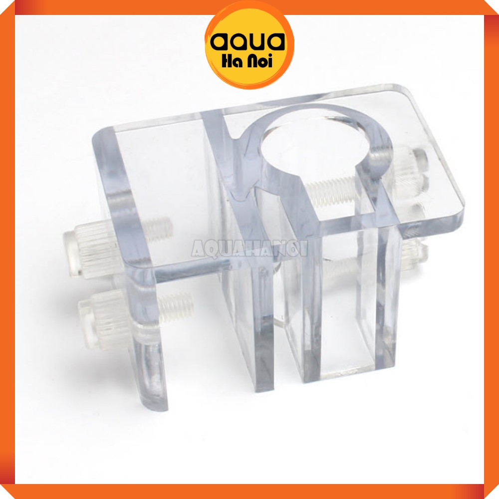 Kẹp giữ in out mica - cố định ống in out máy lọc bể cá tép cảnh/ hồ thủy sinh