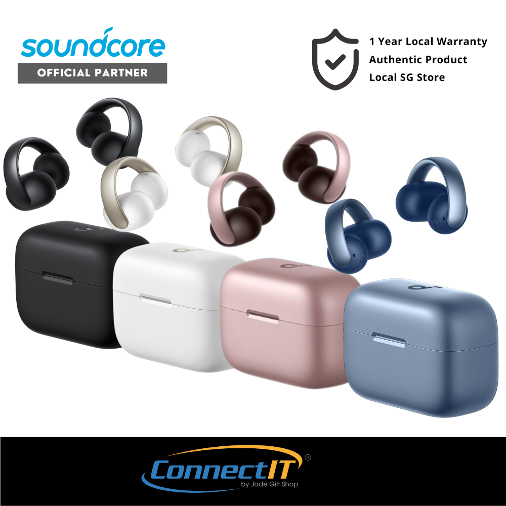Soundcore Aeroclip Open-Ear Wireless Earbuds - Bluetooth 5.4