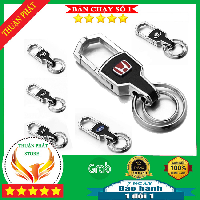 Móc chìa khóa ô tô,móc treo chìa khóa ô tô xe hơi full logo các hãng chất liệu inox không rỉ siêu bền
