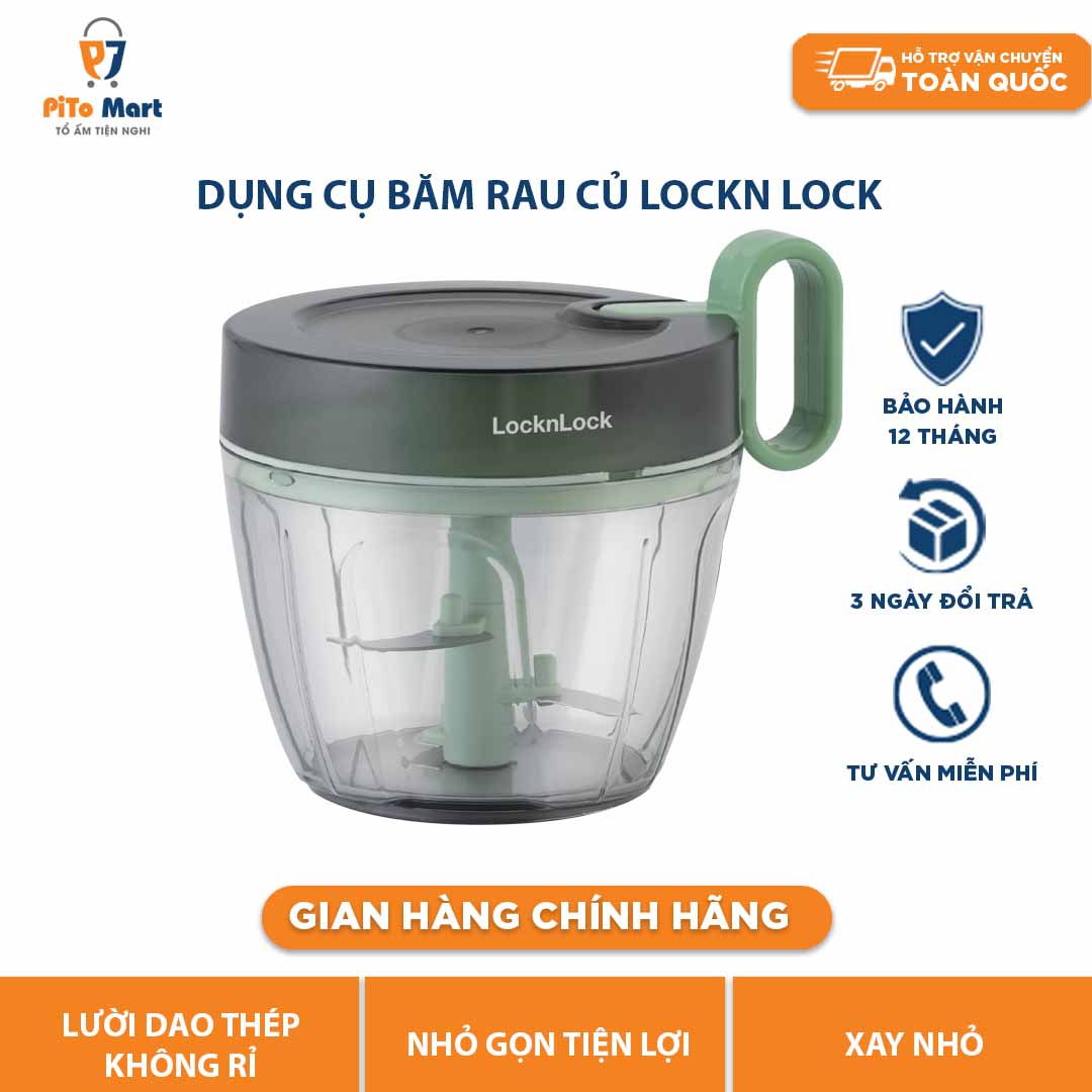 Dụng cụ băm rau củ quả Lock&Lock 900ml