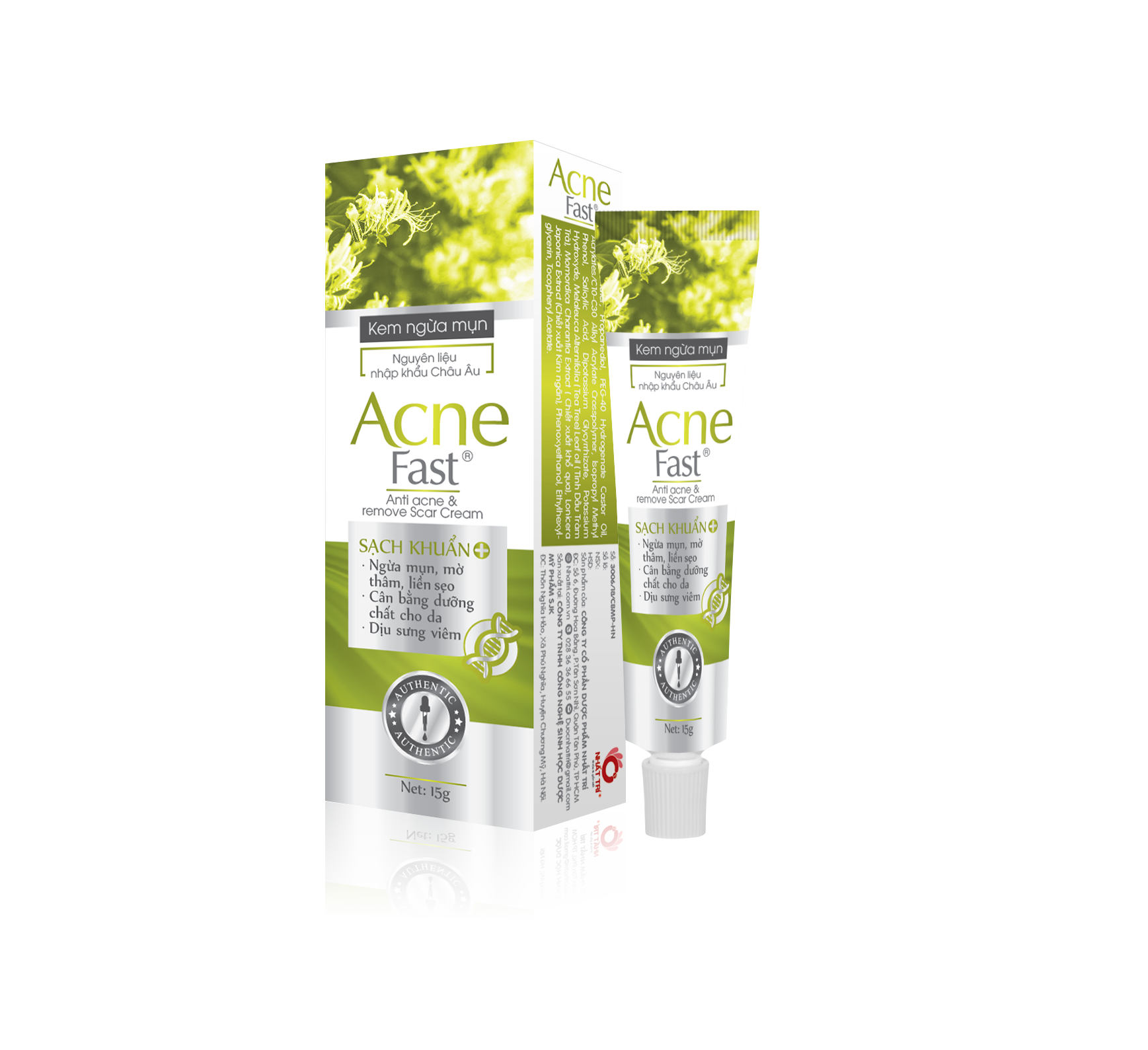 Acne fast - kem ngừa mụn acne fast, sạch mụn, mờ thâm. cho làn da sáng mịn