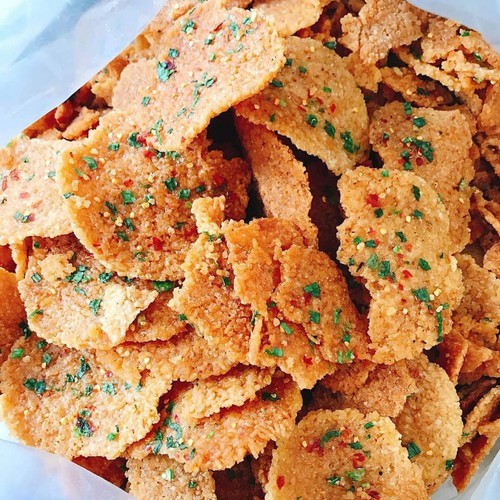 sỉ 2kg cơm cháy nước mắn mỡ hành , ngoan , giòn tan"