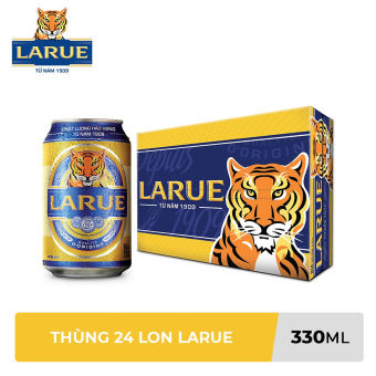 THÙNG 24 LON BIA LARUE 330ML