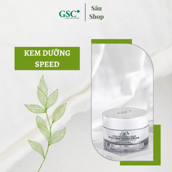 Kem dưỡng trắng da mặt GSC Speed Whitening Cream 50ml cung cấp độ ẩm làm mờ nám tàn nhang