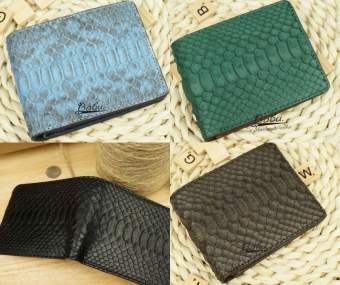 VÍ NAM DA THẬT DÁNG NGANG, VÍ DA NAM, BÓP DA TRĂN NAM Babu Handmade WL156