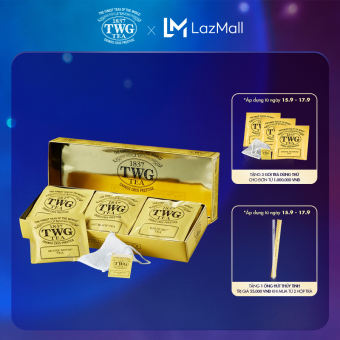 Trà TWG Tea - Moon & Sky Tea Selection (2.5g x 15 túi lọc) | Trà Xanh | Trà Đen | Trà Trắng
