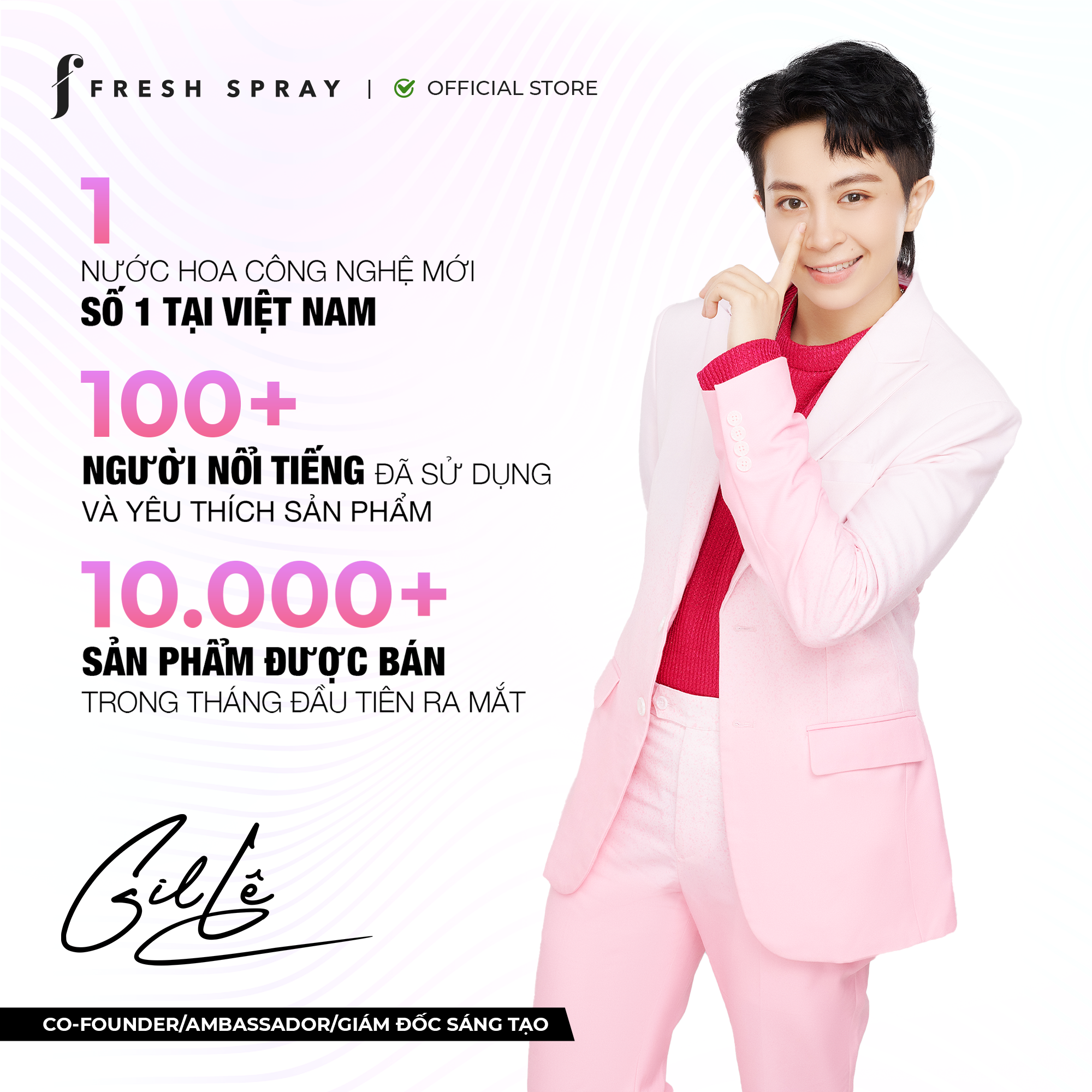 Nước hoa Gil Lê Quyến Rũ, Cá Tính F Fresh Spray NO.003 KISS IN THE CLUB | Nước hoa Công Nghệ Mới Lưu Hương Vượt Trội, Nước hoa quần áo, Body mist,unisex, Nước hoa chăn mền gối, Nước hoa nữ, Nước hoa nam