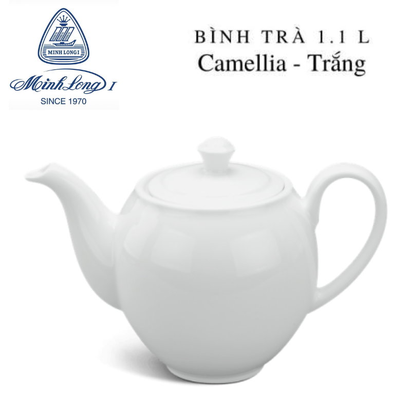 Bình trà gốm sứ minh long Bình 1.1 L