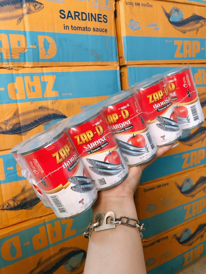 Cá mòi Thái Lan sốt cà đóng hộp 155g