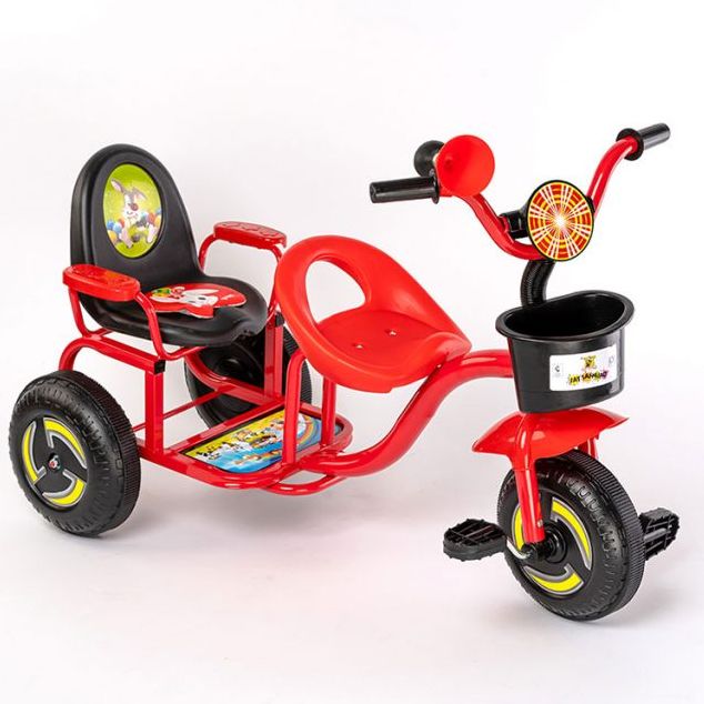 Xe 3 bánh đôi cho trẻ em có kèn cho bé trai,gái 1-2-3 tuổi