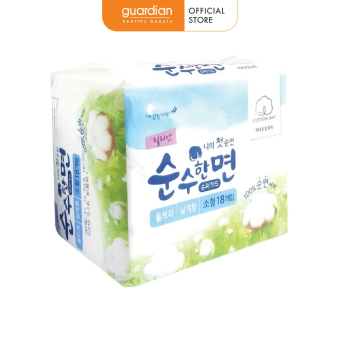 Băng Vệ Sinh Hàn Quốc Lilian Soohan Siêu Thấm Hút Có Cánh Size S (23cm) - Gói 18 Miếng