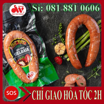 Xúc xích Kielbasa Đức Việt - Xúc xích Kielbasa Thượng Hạng, Chuẩn vị Đức. Gói 200gr.