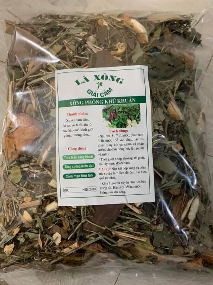 1kg lá xông giải cảm