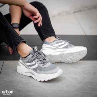 Giày thể thao nam cao cấp Urban TM2016 đế cao 3 màu đen- ghi- trắng