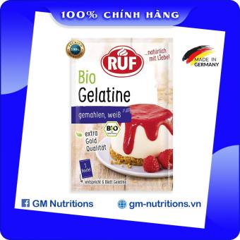 Bột Gelatine hữu cơ   Bio Gelatine RUF 9g Chuẩn Đức