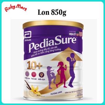Sữa bột Pediasure 10+ Hương Vani Lon 850g Cho bé trên 10 tuổi