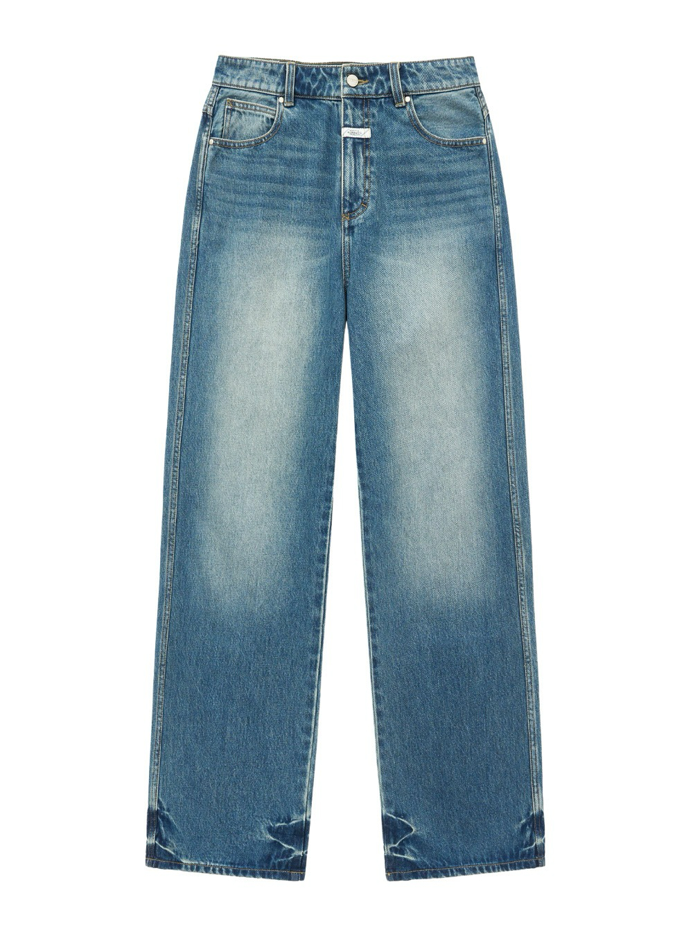MARITHE FRANCOIS GIRBAUD M Vintage, gewassen, wijde spijkerbroek, herenjeans, 2 kleuren (2024 NIEUW)