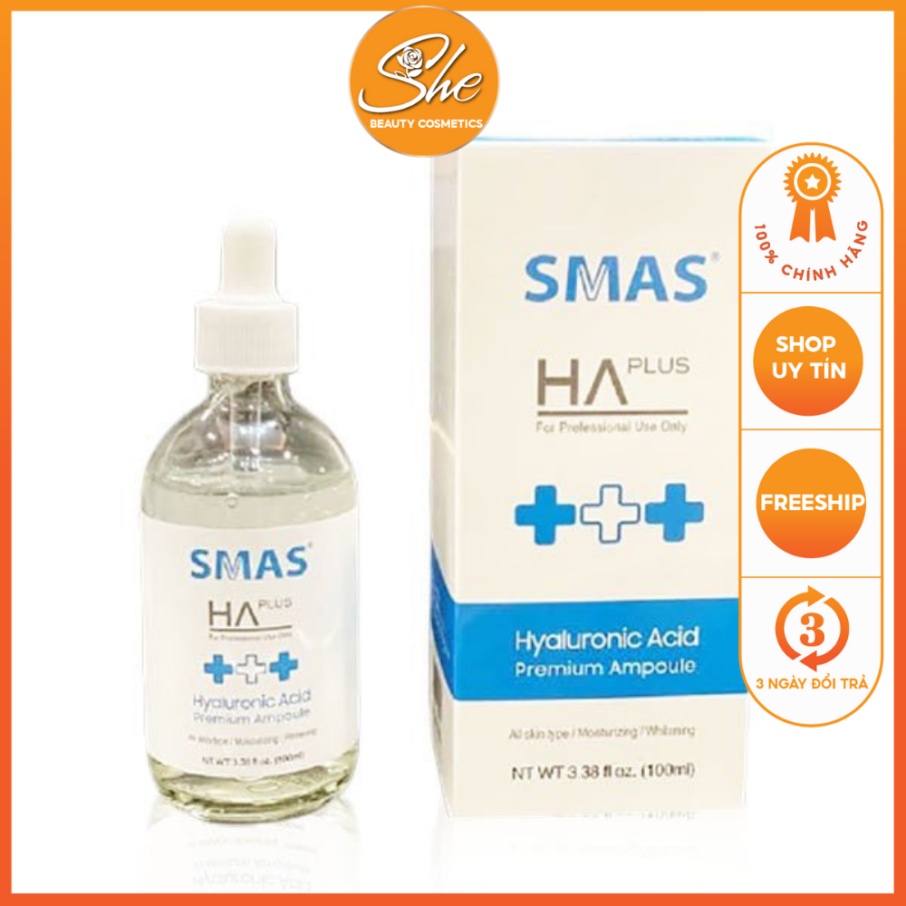 Serum smas / s mas ha plus ,ha smas dưỡng ẩm, phục hồi da - 100ml